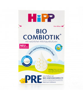 Hipp Stage PRE Organic Combiotik Baby Formula (600g) - German Version 0+